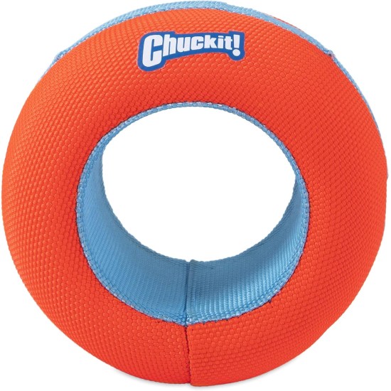 Chuckit! - Amphibious Roller - Tracking Toy for Dogs - Unsinkable Toy that Floats on the Water Surface - Wheel for Water Games - One Size - Diameter 10 cm Chuckit! - Amphibious Roller - Tracking Toy for Dogs - Unsinkable Toy that Floats on the Water Surface - Wheel for Water Games - One Size - Diameter 10 cm