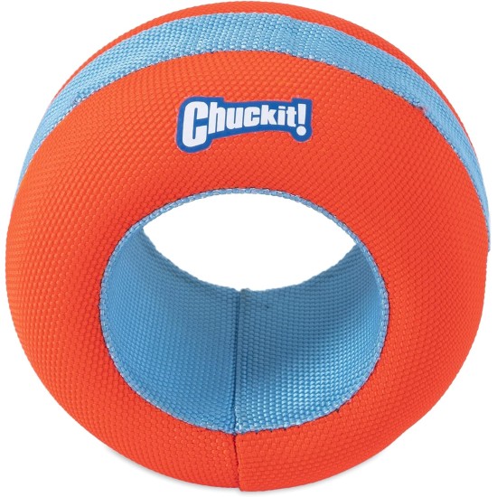 Chuckit! - Amphibious Roller - Tracking Toy for Dogs - Unsinkable Toy that Floats on the Water Surface - Wheel for Water Games - One Size - Diameter 10 cm Chuckit! - Amphibious Roller - Tracking Toy for Dogs - Unsinkable Toy that Floats on the Water Surface - Wheel for Water Games - One Size - Diameter 10 cm