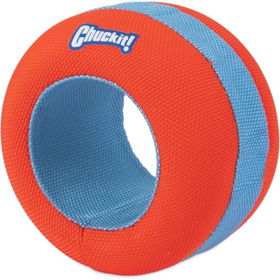 Chuckit! - Amphibious Roller - Tracking Toy for Dogs - Unsinkable Toy that Floats on the Water Surface - Wheel for Water Games - One Size - Diameter 10 cm Chuckit! - Amphibious Roller - Tracking Toy for Dogs - Unsinkable Toy that Floats on the Water Surface - Wheel for Water Games - One Size - Diameter 10 cm