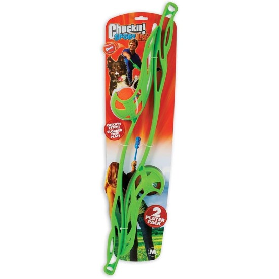 Chuckit! - Classic 26M ball launcher - Ball launcher for dogs - Ergonomic rubber handle - Soft, durable plastic launcher - Compatible with medium ball - Length 66 cm Chuckit! - Classic 26M ball launcher - Ball launcher for dogs - Ergonomic rubber handle - Soft, durable plastic launcher - Compatible with medium ball - Length 66 cm
