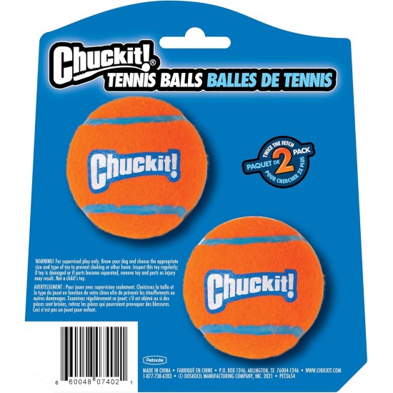 Chuckit 7404 Tennis Ball Medium - 4 Pieces Chuckit 7404 Tennis Ball Medium - 4 Pieces