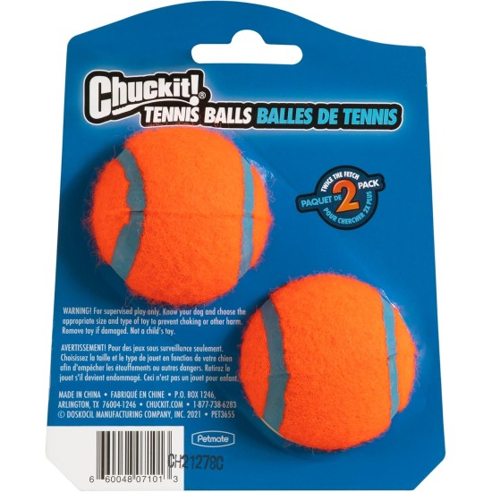 Chuckit 7404 Tennis Ball Medium - 4 Pieces Chuckit 7404 Tennis Ball Medium - 4 Pieces