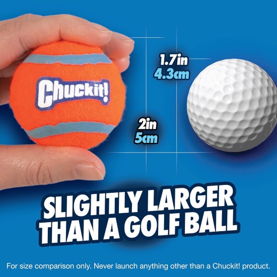 Chuckit 7404 Tennis Ball Medium - 4 Pieces Chuckit 7404 Tennis Ball Medium - 4 Pieces