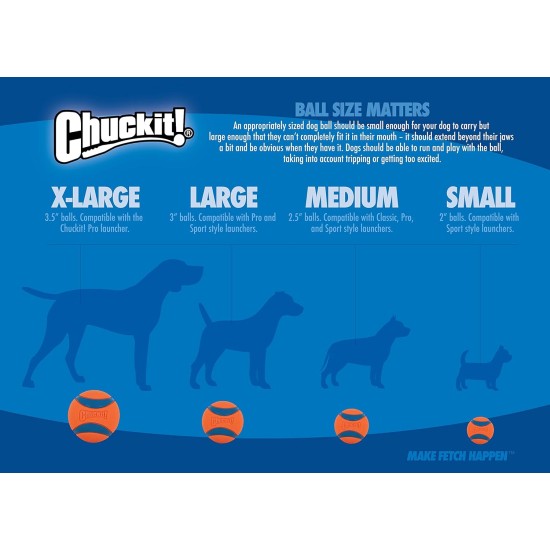 Chuckit! CH084401 Tennis Ball Extra Large Pack of 2 Chuckit! CH084401 Tennis Ball Extra Large Pack of 2
