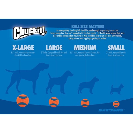 Chuckit! CH084401 Tennis Ball Extra Large Pack of 2 Chuckit! CH084401 Tennis Ball Extra Large Pack of 2