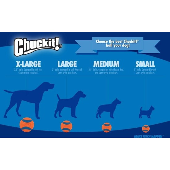 Chuckit! CH084401 Tennis Ball Extra Large Pack of 2 Chuckit! CH084401 Tennis Ball Extra Large Pack of 2