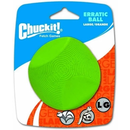 Chuckit! CH20130 Erratic Ball Large Pack of 1 Chuckit! CH20130 Erratic Ball Large Pack of 1