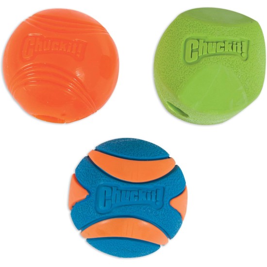 Chuckit! CH2050520 Fetch Medley Balls Medium Set of 3 Chuckit! CH2050520 Fetch Medley Balls Medium Set of 3
