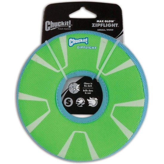 Chuckit CI Zipflight Max Glow Small ø 15cm Chuckit CI Zipflight Max Glow Small ø 15cm