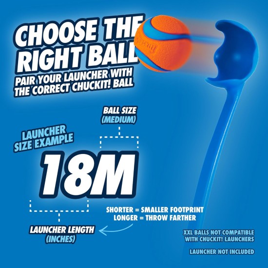 Chuckit! Fetch Pack - Chuck It Dog Ball Launcher 18 m, Tennis Ball, Ultra Rubber Ball and Ultra Fetch Stick Dog Gifts, Dog Toys Indestructible Dog Ball Thrower Launcher Chuckit! Fetch Pack - Chuck It Dog Ball Launcher 18 m, Tennis Ball, Ultra Rubber Ball and Ultra Fetch Stick Dog Gifts, Dog Toys Indestructible Dog Ball Thrower Launcher