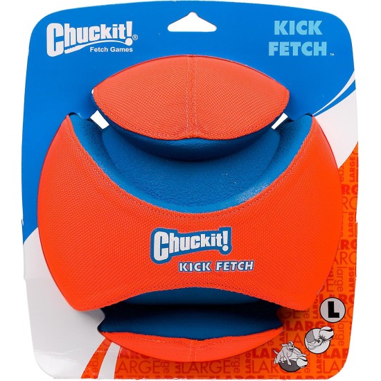 Chuckit! Kick Fetch Dog Toy, 19 cm, Large Chuckit! Kick Fetch Dog Toy, 19 cm, Large