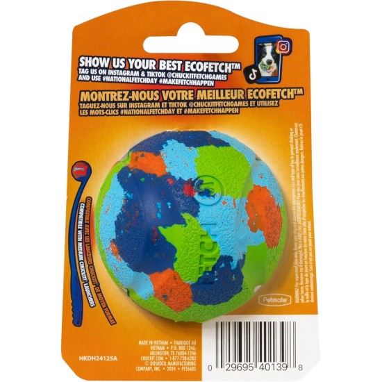 Chuckit! Limited Edition Dog Ball Eco Fetch Day Ball Ultra Ball Eco Friendly Toy for Dogs - Medium, 1 Pack Chuckit! Limited Edition Dog Ball Eco Fetch Day Ball Ultra Ball Eco Friendly Toy for Dogs - Medium, 1 Pack
