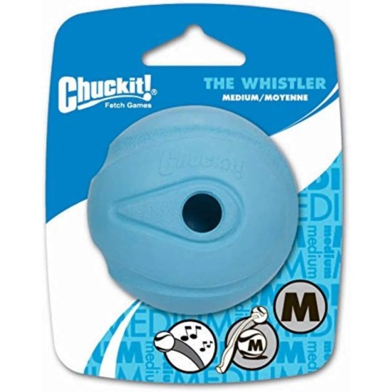 Chuckit! The Whistler Ball, Medium, 6.5 cm Chuckit! The Whistler Ball, Medium, 6.5 cm