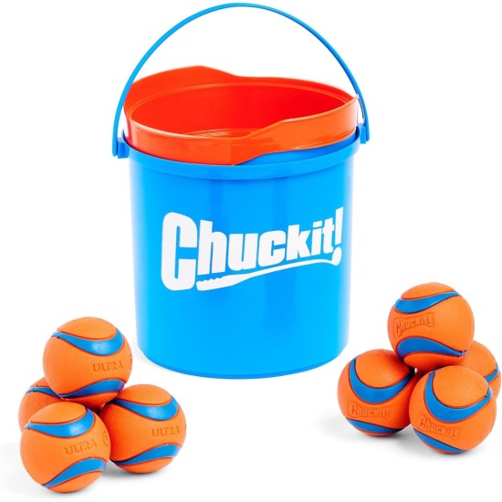 Chuckit! Ultra Ball Dog Toy Ball Durable Rubber High Bounce Floating Chuck It Launcher Compatible Toy Balls for Dogs 3 Pack Medium Chuckit! Ultra Ball Dog Toy Ball Durable Rubber High Bounce Floating Chuck It Launcher Compatible Toy Balls for Dogs 3 Pack Medium