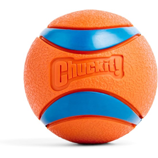 Chuckit! Ultra Ball Dog Toy Ball Durable Rubber High Bounce Floating Chuck It Launcher Compatible Toy Balls for Dogs 3 Pack Medium Chuckit! Ultra Ball Dog Toy Ball Durable Rubber High Bounce Floating Chuck It Launcher Compatible Toy Balls for Dogs 3 Pack Medium