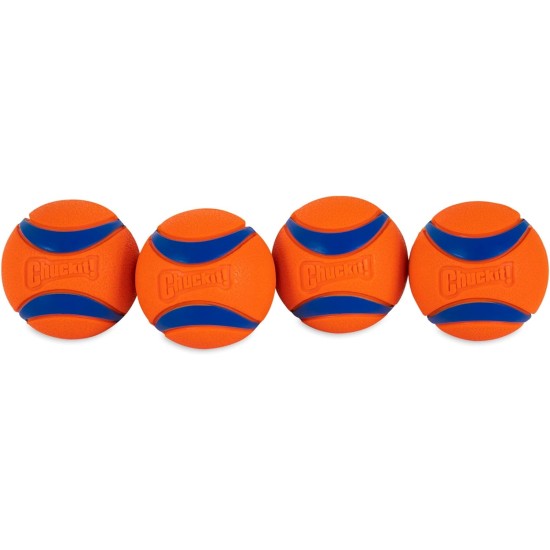 Chuckit! Ultra Ball Dog Toy Ball Durable Rubber High Bounce Floating Chuck It Launcher Compatible Toy Balls for Dogs 3 Pack Medium Chuckit! Ultra Ball Dog Toy Ball Durable Rubber High Bounce Floating Chuck It Launcher Compatible Toy Balls for Dogs 3 Pack Medium