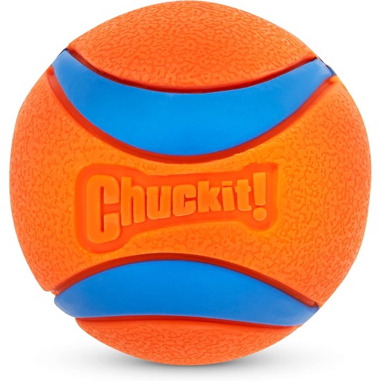 Chuckit! Ultra Ball Dog Toy Ball Durable Rubber High Bounce Floating Chuck It Launcher Compatible Toy Balls for Dogs 3 Pack Medium Chuckit! Ultra Ball Dog Toy Ball Durable Rubber High Bounce Floating Chuck It Launcher Compatible Toy Balls for Dogs 3 Pack Medium