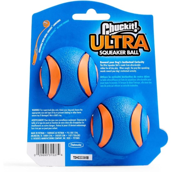 Chuckit! Ultra Squeaker Ball for Dogs Chuckit! Ultra Squeaker Ball for Dogs