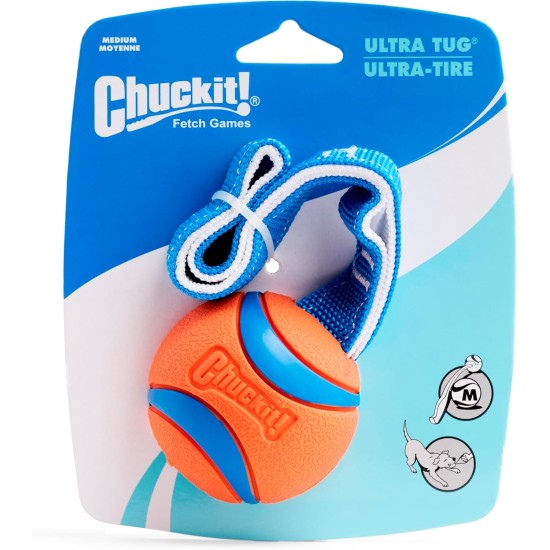Chuckit Ultra Tug Dog Toy, Medium, 6 cm Chuckit Ultra Tug Dog Toy, Medium, 6 cm