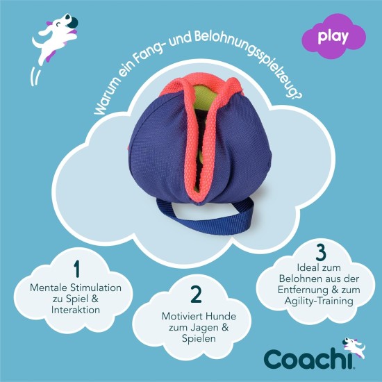 Coachi Chase & Treat, Ideal for Hunting & Playing, Agility & Distance Training, Promotes Interaction, Good for Motivation, Distance Reward Training & Promotes Fetch. For Dogs and Puppies Coachi Chase & Treat, Ideal for Hunting & Playing, Agility & Distance Training, Promotes Interaction, Good for Motivation, Distance Reward Training & Promotes Fetch. For Dogs and Puppies