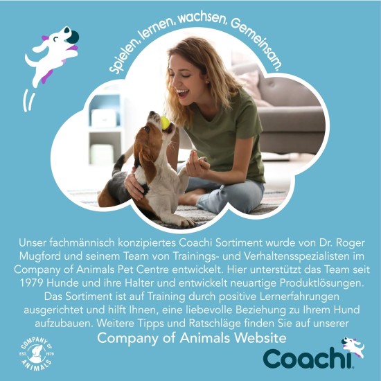 Coachi Chase & Treat, Ideal for Hunting & Playing, Agility & Distance Training, Promotes Interaction, Good for Motivation, Distance Reward Training & Promotes Fetch. For Dogs and Puppies Coachi Chase & Treat, Ideal for Hunting & Playing, Agility & Distance Training, Promotes Interaction, Good for Motivation, Distance Reward Training & Promotes Fetch. For Dogs and Puppies