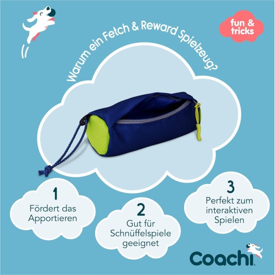 Coachi Fetch & Reward Interactive Training Toy for Dogs and Puppies, Recall Training, Hidden Treats, Learn to Fetch, Long Throw, Dog Accessories, Perfect for Daily Play Coachi Fetch & Reward Interactive Training Toy for Dogs and Puppies, Recall Training, Hidden Treats, Learn to Fetch, Long Throw, Dog Accessories, Perfect for Daily Play