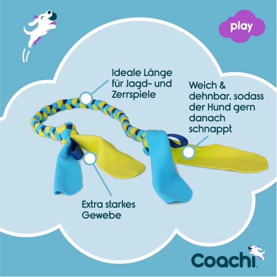Coachi Tuggi Hide, Perfect for Interactive Play, Robust & Comfortable, Stretchy Bungee Handle, Reward Training, Recall Training, Stop Biting & Chewing, Ideal for Agility. For Dogs & Puppies Coachi Tuggi Hide, Perfect for Interactive Play, Robust & Comfortable, Stretchy Bungee Handle, Reward Training, Recall Training, Stop Biting & Chewing, Ideal for Agility. For Dogs & Puppies