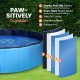 Cool Paws Collapsible Dog Pool 80 x 30 cm - Foldable Plastic Paddling Pool for Dogs and Cats Leakproof Indoor Outdoor Portable Kids Pool (Blue, Small) Cool Paws Collapsible Dog Pool 80 x 30 cm - Foldable Plastic Paddling Pool for Dogs and Cats Leakproof Indoor Outdoor Portable Kids Pool (Blue, Small)