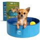 Cool Paws Collapsible Dog Pool 80 x 30 cm - Foldable Plastic Paddling Pool for Dogs and Cats Leakproof Indoor Outdoor Portable Kids Pool (Blue, Small) Cool Paws Collapsible Dog Pool 80 x 30 cm - Foldable Plastic Paddling Pool for Dogs and Cats Leakproof Indoor Outdoor Portable Kids Pool (Blue, Small)