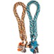 Cotton Twisted Rope with Knot Diameter 3.2 cm - 90 cm Blue/Orange Toy Blue Orange Dog Cotton Twisted Rope with Knot Diameter 3.2 cm - 90 cm Blue/Orange Toy Blue Orange Dog