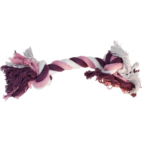 Croci 2 Knot Rope Pink Purple Large 30cm Croci 2 Knot Rope Pink Purple Large 30cm
