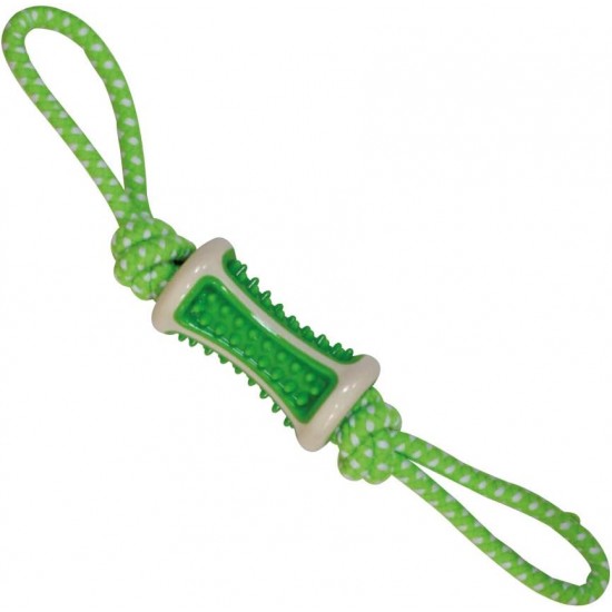 Croci Blasting Roll with TPR Rope Toy Croci Blasting Roll with TPR Rope Toy