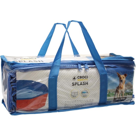 Croci Dog Swimming Pool, 80 cm Diameter x 20 cm Width Croci Dog Swimming Pool, 80 cm Diameter x 20 cm Width
