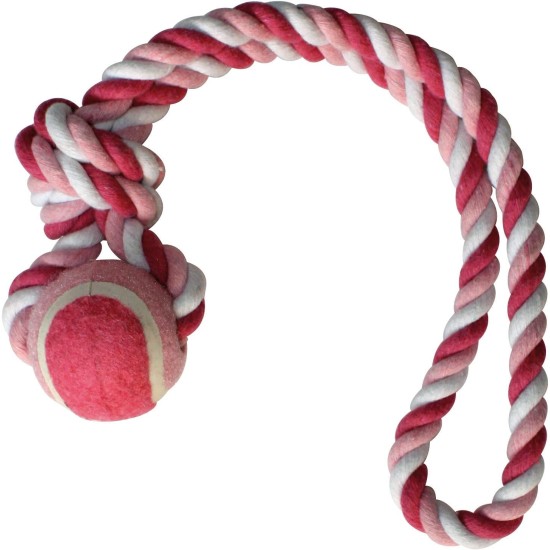 Croci Rope with Bow and Ball for Dogs, Light Blue, M/6 x 40 cm Croci Rope with Bow and Ball for Dogs, Light Blue, M/6 x 40 cm
