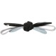 D&D Home, Jule Dog Toy, 37 x 6.5 x 6.5 cm, Black, Cotton Rope, Durable with Durable Textile Buckles, Crinkle Noise, Interesting Material Combination D&D Home, Jule Dog Toy, 37 x 6.5 x 6.5 cm, Black, Cotton Rope, Durable with Durable Textile Buckles, Crinkle Noise, Interesting Material Combination