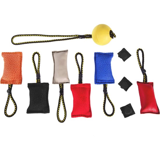 DINGO GEAR Magnetic Dog Training Kit: Encased Magnet, Red Nylcot & Genuine Leather Bite Puller DINGO GEAR Magnetic Dog Training Kit: Encased Magnet, Red Nylcot & Genuine Leather Bite Puller