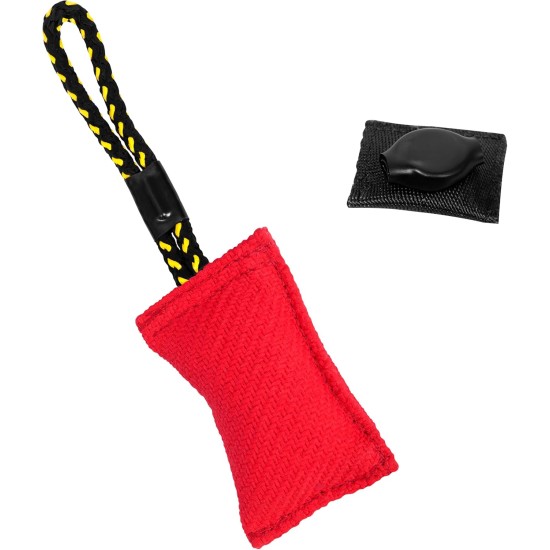 DINGO GEAR Magnetic Dog Training Kit: Encased Magnet, Red Nylcot & Genuine Leather Bite Puller DINGO GEAR Magnetic Dog Training Kit: Encased Magnet, Red Nylcot & Genuine Leather Bite Puller