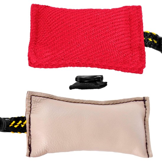 DINGO GEAR Magnetic Dog Training Kit: Encased Magnet, Red Nylcot & Genuine Leather Bite Puller DINGO GEAR Magnetic Dog Training Kit: Encased Magnet, Red Nylcot & Genuine Leather Bite Puller