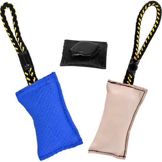 DINGO GEAR Magnetic Dog Training Kit: Encased Magnet, Red Nylcot & Genuine Leather Bite Puller DINGO GEAR Magnetic Dog Training Kit: Encased Magnet, Red Nylcot & Genuine Leather Bite Puller