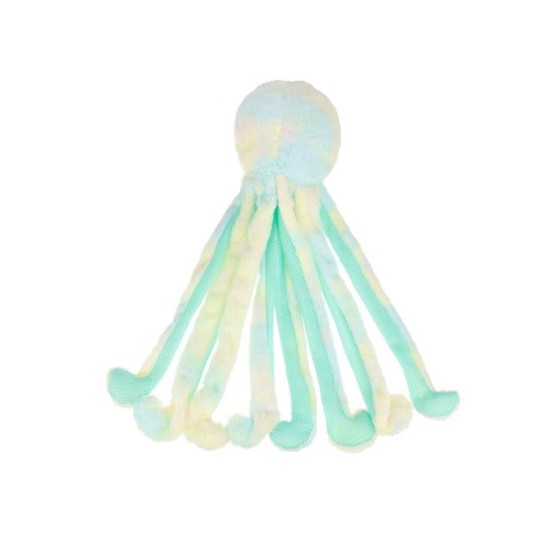 Dehner Lieblinge Mommy Octopus Plush Toy for Puppies / Adult Dogs Includes Squeaker/Rustling Paper Approx. 17 x 63 cm Polyester Blue/Turquoise/Green Dehner Lieblinge Mommy Octopus Plush Toy for Puppies / Adult Dogs Includes Squeaker/Rustling Paper Approx. 17 x 63 cm Polyester Blue/Turquoise/Green