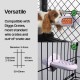 Diggs Groov Dog Training Toy I Puppy Training Aid I Crate Training Aids for Puppies I Attachment to Crate I Reduce Anxiety I Dog Treat Dispenser I Dog Kennel Toy I Navy