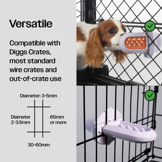Diggs Groov Dog Training Toys, Puppy Training Aid, Crate Training Aid for Puppies, Attaches to Crate, Reduce Anxiety, Dog Treat Dispenser, Kennel Toy, Ice Cream Diggs Groov Dog Training Toys, Puppy Training Aid, Crate Training Aid for Puppies, Attaches to Crate, Reduce Anxiety, Dog Treat Dispenser, Kennel Toy, Ice Cream