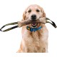 Dingo 10553-2 Jute Teething Sausage 2 Handles Reinforced Dog Training Game with Dog Fetch Training Handmade Length 60 cm Natural Colour Dingo 10553-2 Jute Teething Sausage 2 Handles Reinforced Dog Training Game with Dog Fetch Training Handmade Length 60 cm Natural Colour