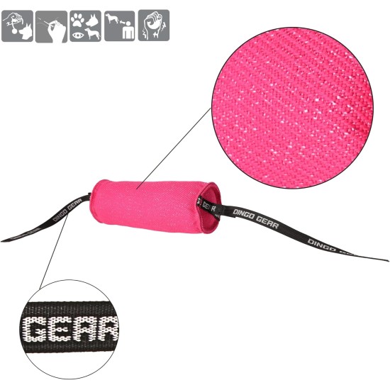 Dingo Gear Training Toy Nylcott French Material Training Game Apport IGP Obedience Fetch Game for Dog (Roller, Red) Dingo Gear Training Toy Nylcott French Material Training Game Apport IGP Obedience Fetch Game for Dog (Roller, Red)