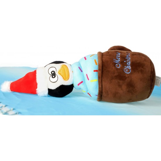 Dingo Plush Dog Toy Penguin Emil 30 cm Gift for a Dog Christmas Toy with a Squeaker Game with Dog 17471 Dingo Plush Dog Toy Penguin Emil 30 cm Gift for a Dog Christmas Toy with a Squeaker Game with Dog 17471