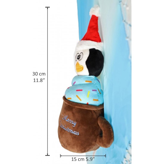 Dingo Plush Dog Toy Penguin Emil 30 cm Gift for a Dog Christmas Toy with a Squeaker Game with Dog 17471 Dingo Plush Dog Toy Penguin Emil 30 cm Gift for a Dog Christmas Toy with a Squeaker Game with Dog 17471
