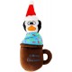 Dingo Plush Dog Toy Penguin Emil 30 cm Gift for a Dog Christmas Toy with a Squeaker Game with Dog 17471