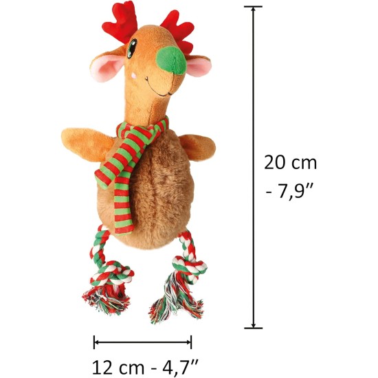 Dingo Plush Dog Toy Reinanimal ALFI 20 cm Gift for a Dog Christmas Toy with a Squeaker Game with Dog 17472 Dingo Plush Dog Toy Reinanimal ALFI 20 cm Gift for a Dog Christmas Toy with a Squeaker Game with Dog 17472