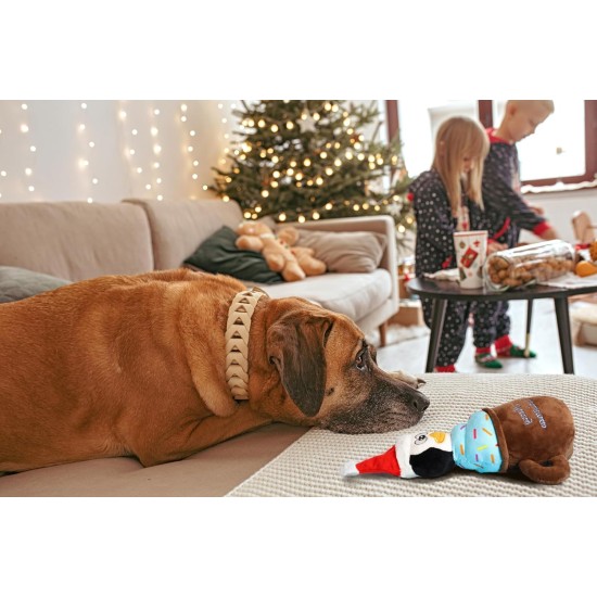 Dingo Plush Dog Toy Reinanimal ALFI 20 cm Gift for a Dog Christmas Toy with a Squeaker Game with Dog 17472 Dingo Plush Dog Toy Reinanimal ALFI 20 cm Gift for a Dog Christmas Toy with a Squeaker Game with Dog 17472