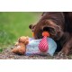 Dingo Waldemar Rutkowski Plush Dog Toy Birthday Cake with Bear and Party Hat with Squeakers Inside (Z30045) Dingo Waldemar Rutkowski Plush Dog Toy Birthday Cake with Bear and Party Hat with Squeakers Inside (Z30045)